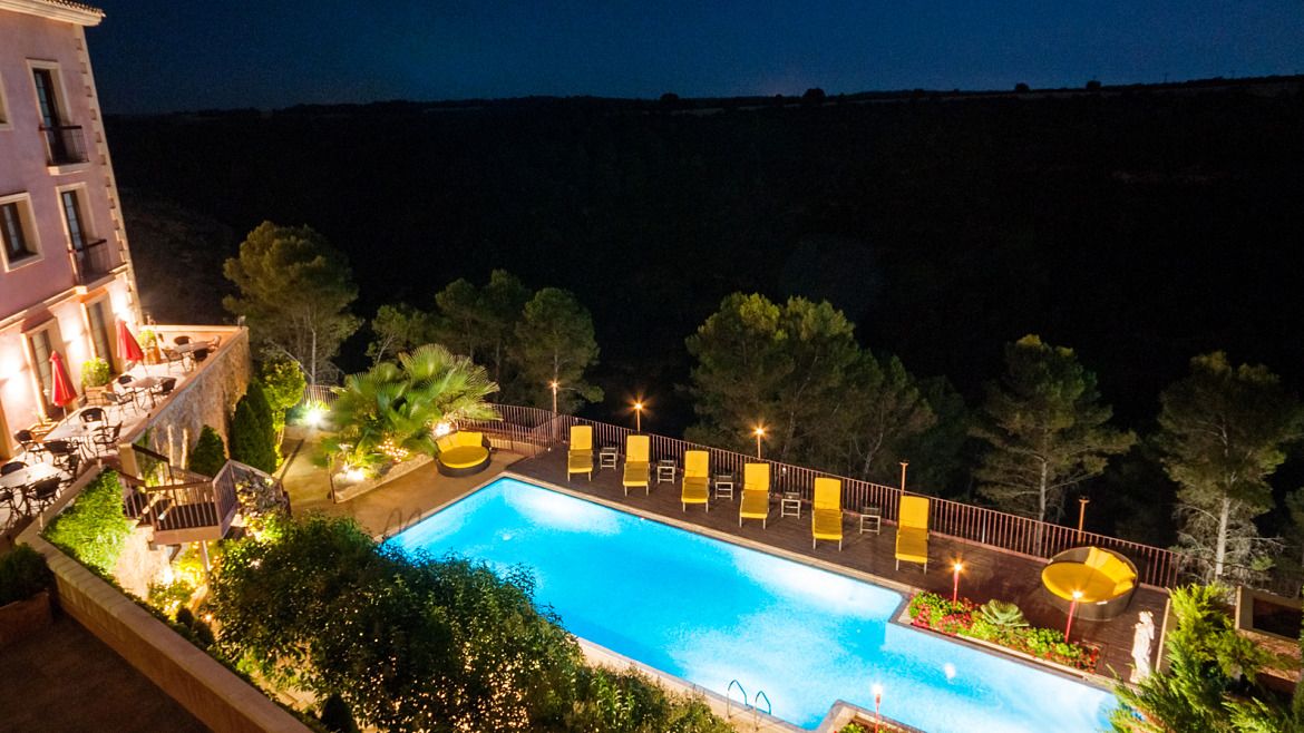 Exterior hotel Villa de Alarcón